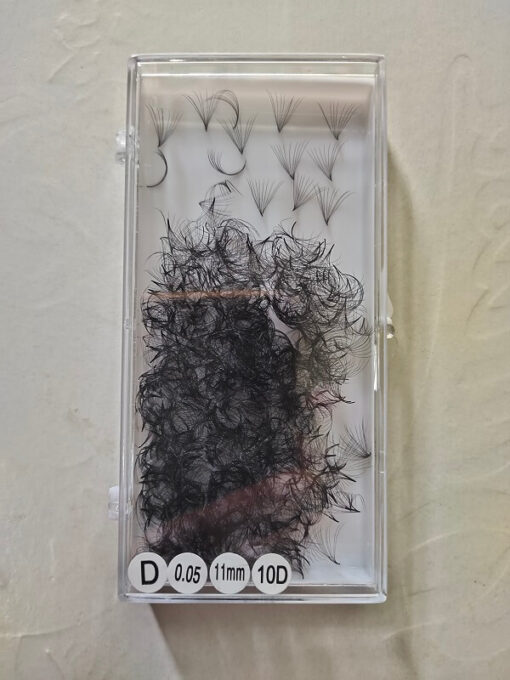 Lông Mi Fan Sẳn 10D- 0.05 - Mi Volume 10D. Công Ty sản xuất Lông Mi Thanh Tú EyeLash.