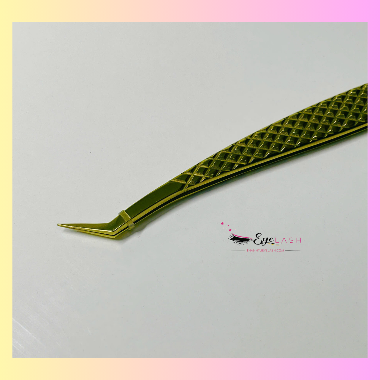 Nhíp Nối Mi Volume Cao Cấp Màu Vàng Ánh Kim – Thanh Tú EyeLash